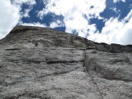 On top of the first pitch