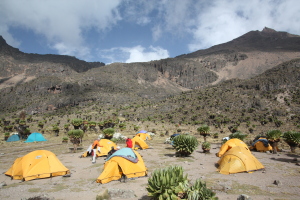 Base camp (but no other climbers)