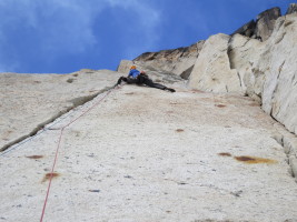 Another amazing splitter in the Ruth Gorge