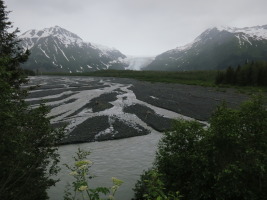 Exit glacier moraine