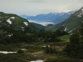 Seward in the distance