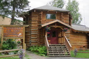 The Talkeetna Air Taxi building that we became very acquainted with, while we waited for flyable weather for 2 days