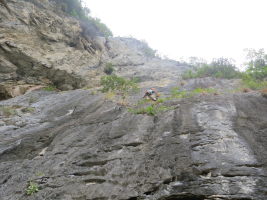 The only route on this beach (6b)