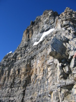 the spectacular drop down the East Face