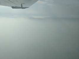 Above the smoke