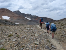 Going over Summit Pass