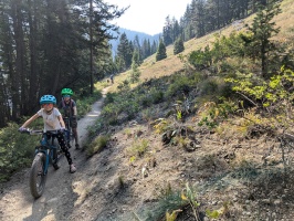 A little bike ride by Pettit Lake