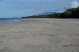 The beach next to where we camped