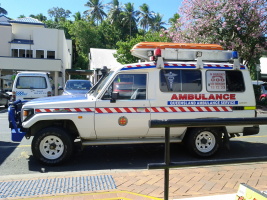 Continous drooling over LandCruisers. I tried not to take 500 pictures, but couldn't resist this 70's series ambulance...