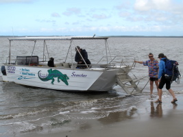 Our boat that took us to Lucinda (and then bus transfer back to Cardwell)