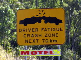 Quite possibly the cutest drawing that depicts a crash? There were tonnes of these throughout the road!