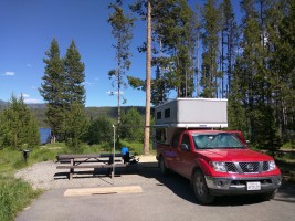 Awesome campsite on Redfish Lake