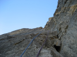 At the end of pitch 5