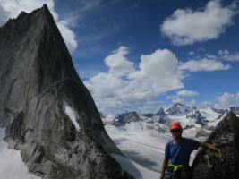 Bugaboo Spire on the left
