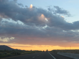 sunset in Nevada
