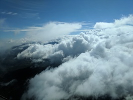 Climbing on top of the clouds