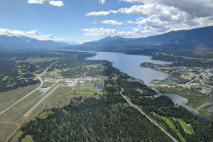 Invermere Airpor (CAA8) on the lower left
