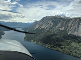Approach over the lake