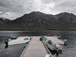 The boat dock! Each cabin/party gets their own boat to take out anytime :)