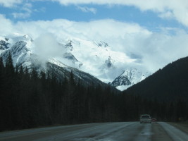 driving into BC