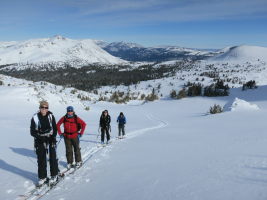 What a beautiful day for a ski tour!