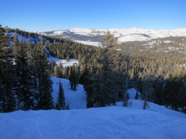 Final short drop to Kirkwood backside