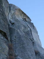 Logan approaching the Firecracker Roof