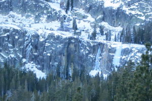 The ice as seen from the approach