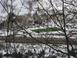 soccer field in Vail - haha, nice