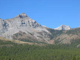Window Mountain on the right