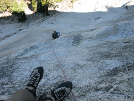 looking down from the top of pitch 3