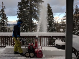 one of many snowblowing sessions :)