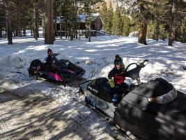 ready to snowmobile by themselves?
