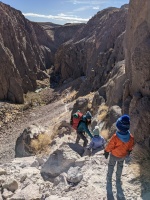 Sketchy descent gully