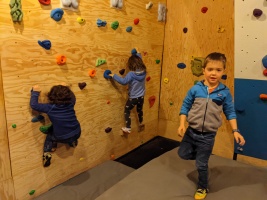 Afternoons on the climbing wall