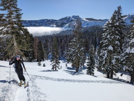 A few laps in the Sugarbowl backcountry