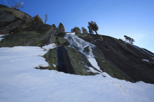 But I am laughing at how he's calling this ICE! All I see is rock, with a lick of ice...