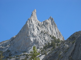 Cathedral Peak from the back side (Eichorn on the left)