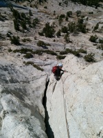 Topping out on the first pitch