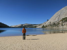 Hanging out at Tenaya Lake - no people!