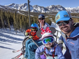 Chairlift with views