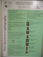 crypto posters - hallway of the informatiks building