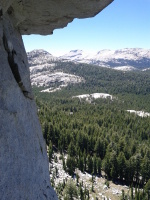 The second pitch, thin 5.10c