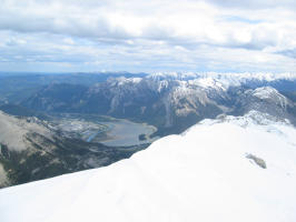 View from the summit towards the other side