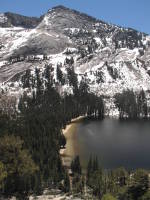 Tenaya Peak/lake from Hoodwink