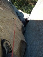 Looking down the awkward start of pitch 4