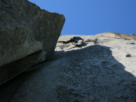 Easy 5.8 traverse