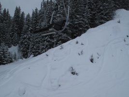 There wasn't a single track on this slope before we came :)