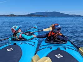 3-day kayaking tour in the San Juan islands!