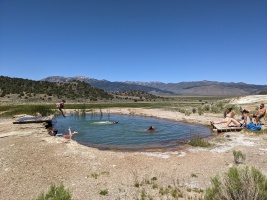 Back to the hot springs on the way out